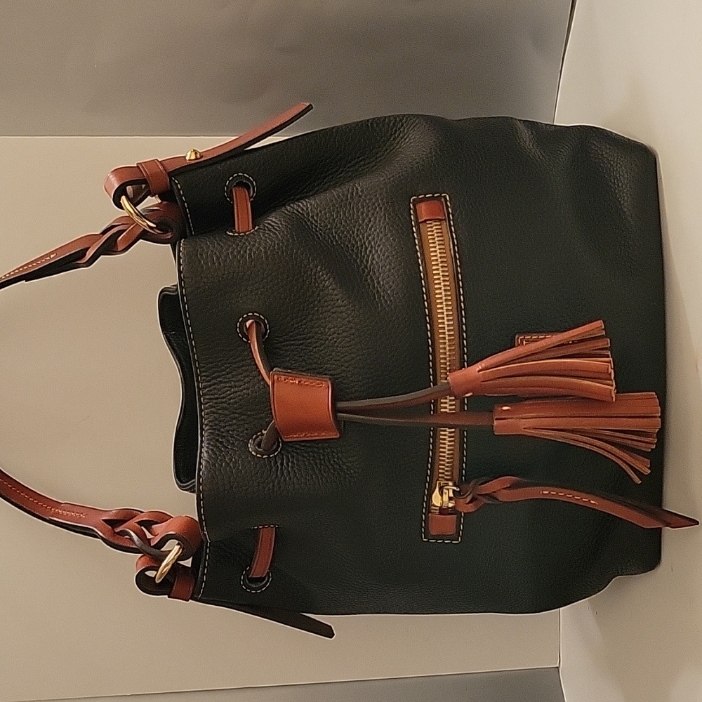 Dooney & Bourke Pebbled Grain Cooper Drawstring Bag